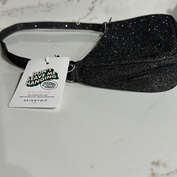 Skinny Dip London Amber Smile Emoji Rhinestone Shoulder Bag - Picture 4 of 4